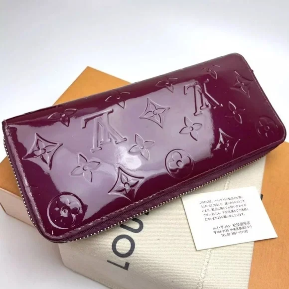 LOUIS VUITTON Monogram Vernis Zipper Long large wallet - Picture 1 of 7